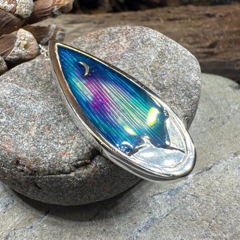 Load image into Gallery viewer, Northern Lights Sky Necklace - Handmade in Scotland
