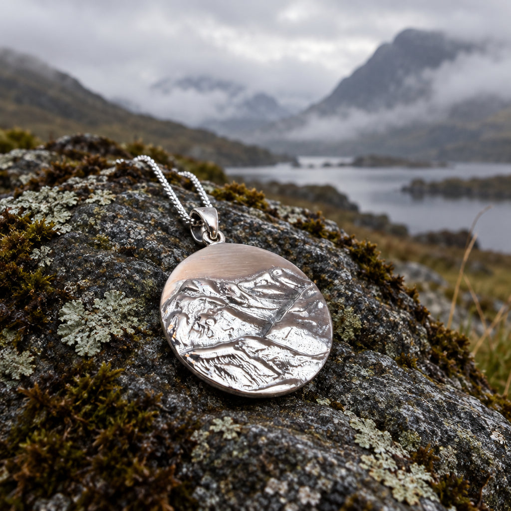 Scotland Three Sisters of Glencoe Necklace - Handmade in Scotland
