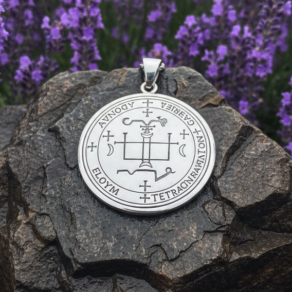Archangel Gabriel Sigil Pendant in Sterling Silver