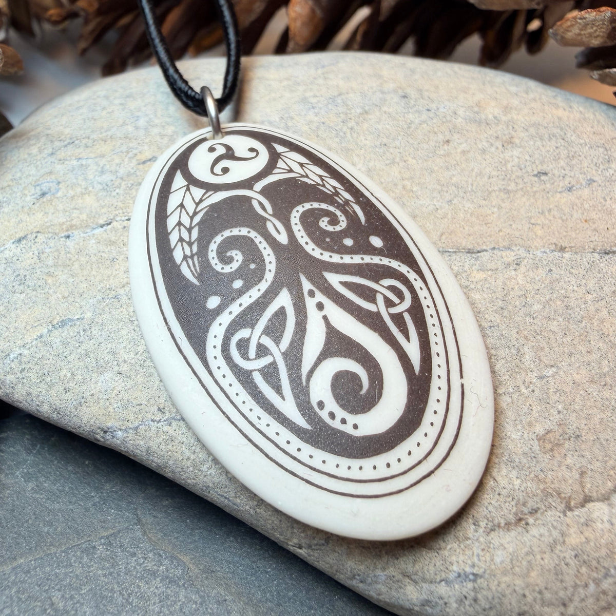 Artisan Cerridwen Celtic Goddess Necklace - Handmade in the U.S.A.