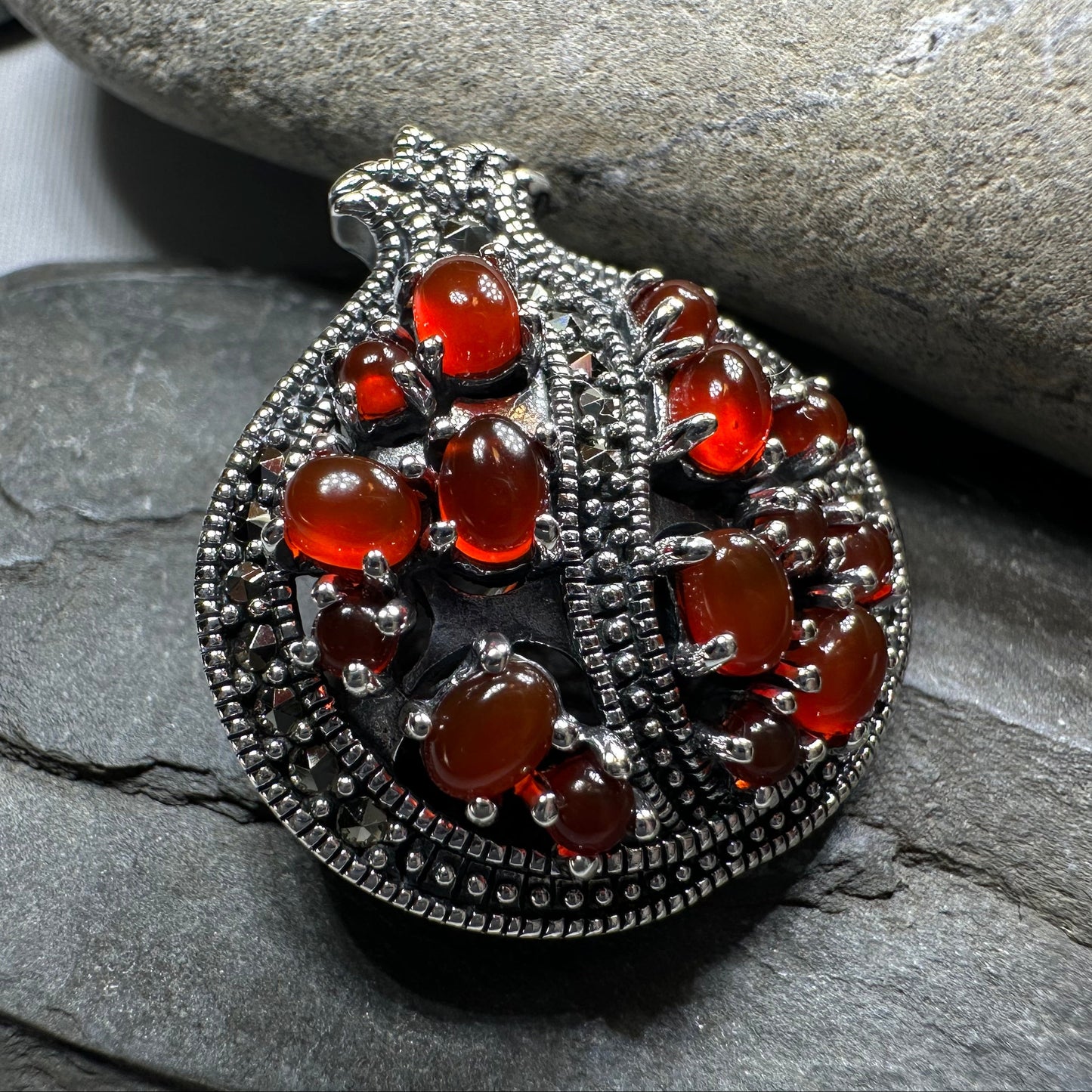Ripe Pomegranate Brooch — view 2