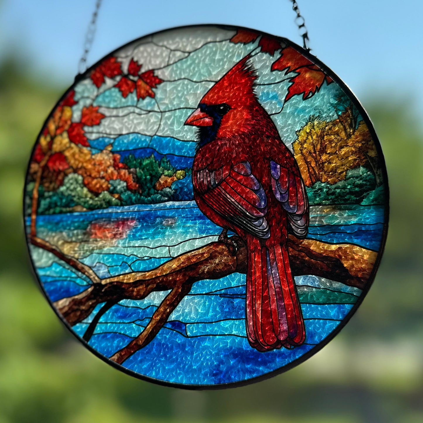 Lakeside Cardinal Suncatcher