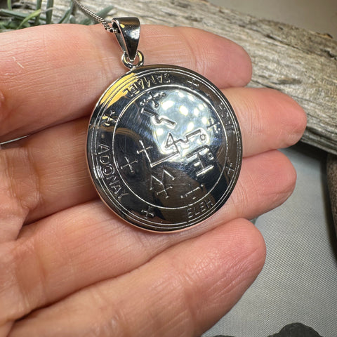 Load image into Gallery viewer, Archangel Samael Sigil Pendant
