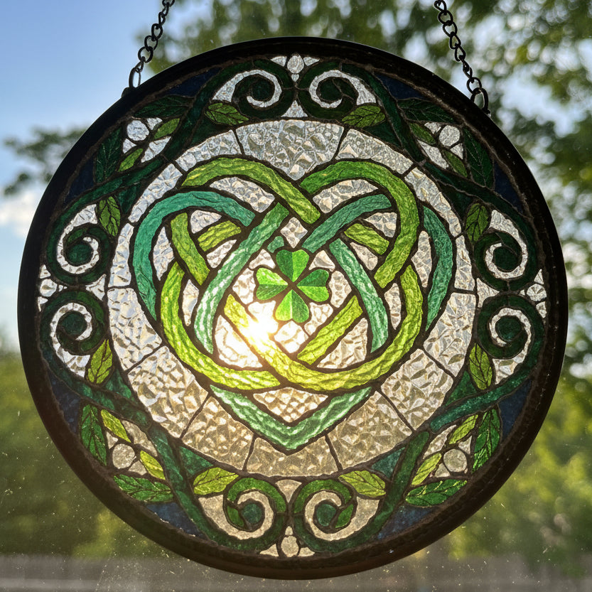 Celtic Love Knot Suncatcher