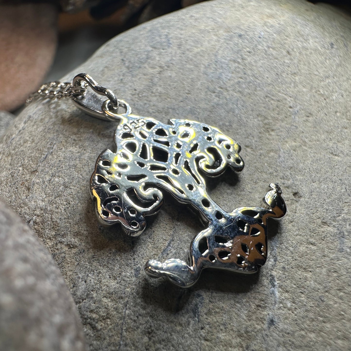 Persephone Celtic Tree of Life Necklace in Sterling Silver