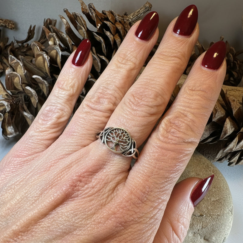 Celtic Tree of Life Ring — view 2