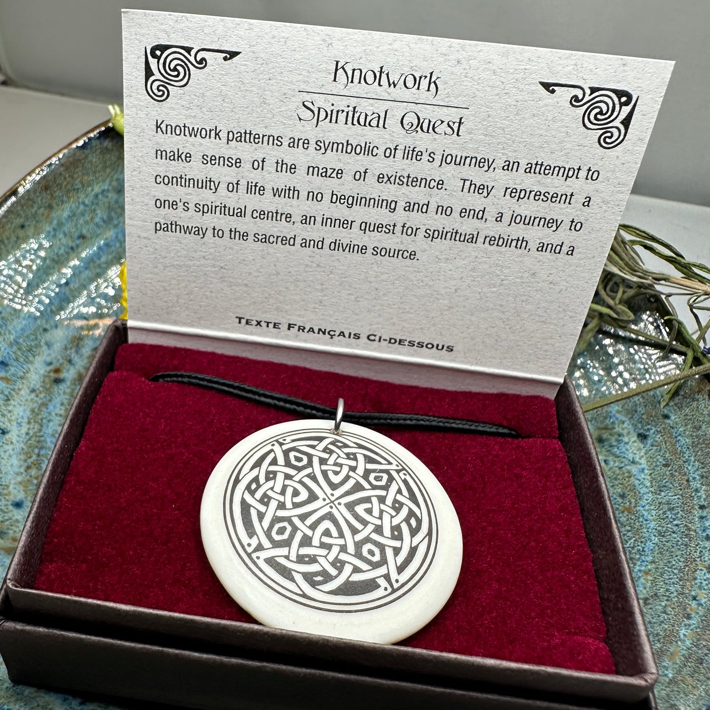 Artisan Celtic Knot Necklace - Handmade in the U.S.A.