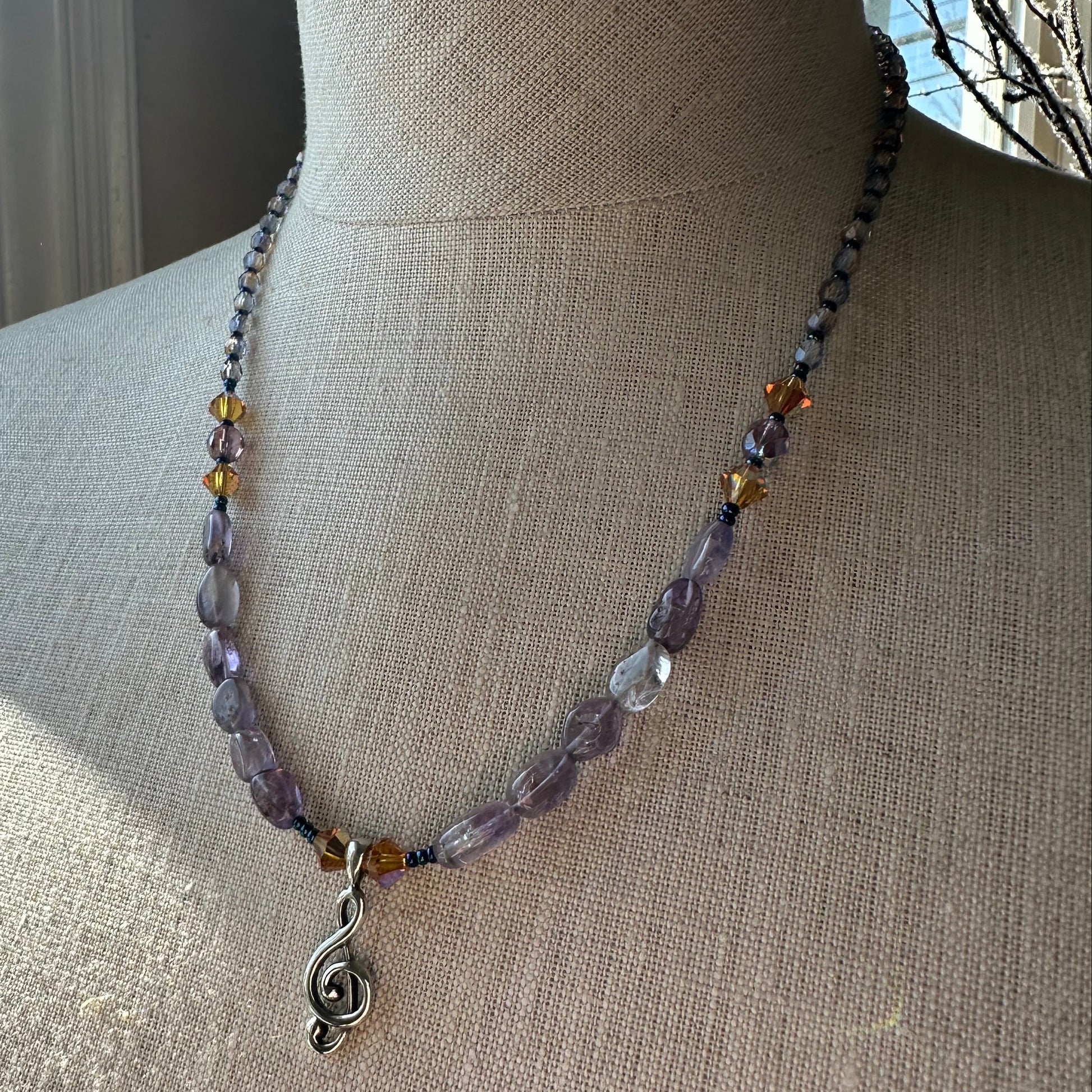 Ceol Music Note Necklace — view 2