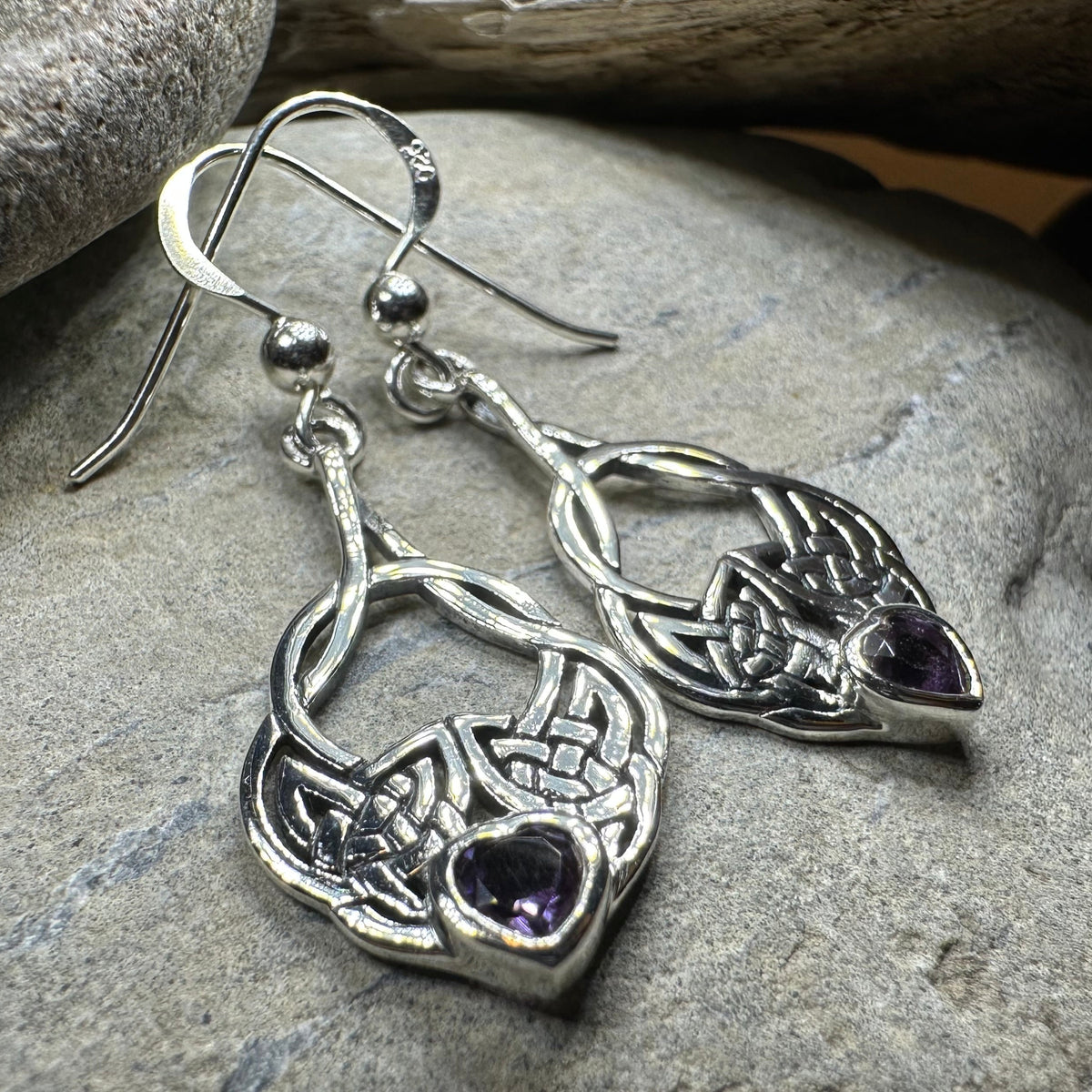 Heart Celtic Knot Earrings — view 6