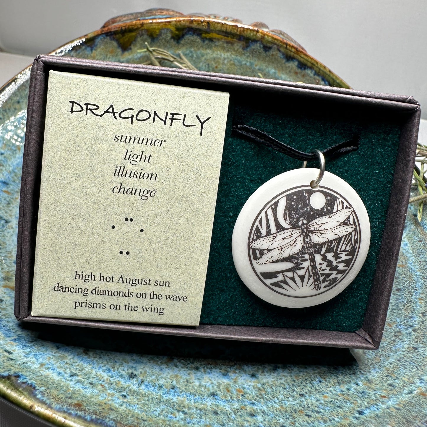Artisan Dragonfly Necklace - Handmade in the U.S.A.