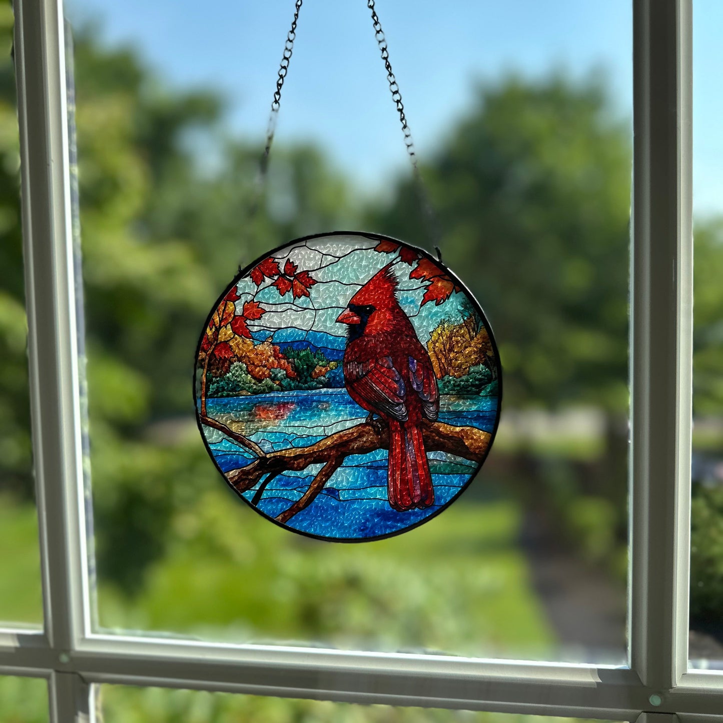 Lakeside Cardinal Suncatcher