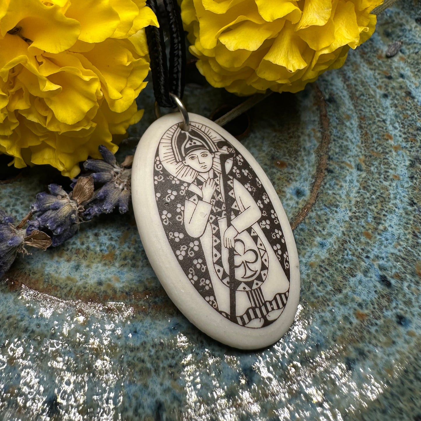 Artisan Irish Saint Patrick Necklace - Handmade in the U.S.A.