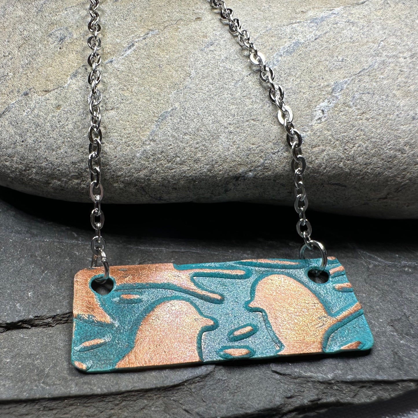 Summersong Bird Copper Necklace for Women