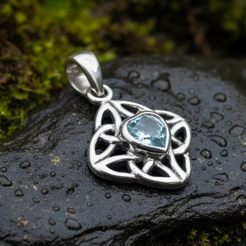 Ashley Celtic Knot Necklace in Sterling Silver