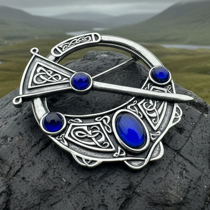 Lochdaw Celtic Penannular Brooch - Handmade in Scotland