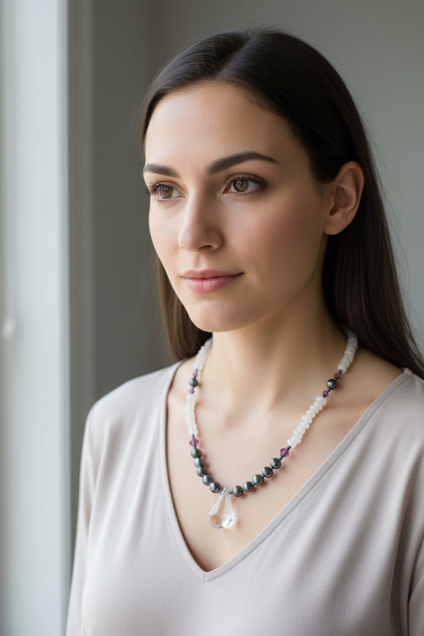 Highland Seasons Crystal Necklace — view 9