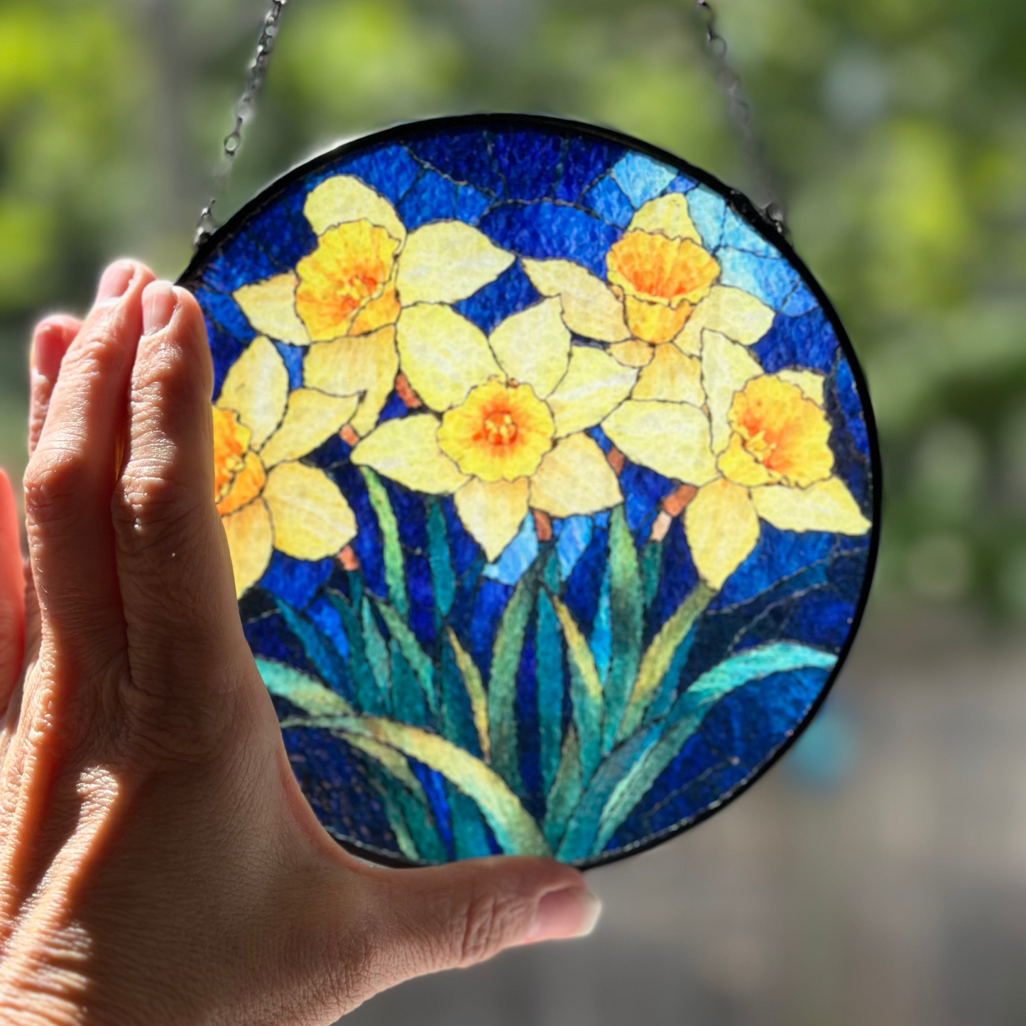 Spring Daffodil Suncatcher