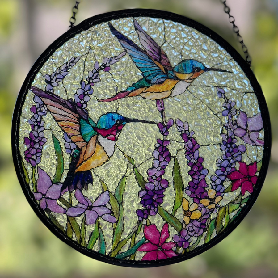 Summer Hummingbird Suncatcher