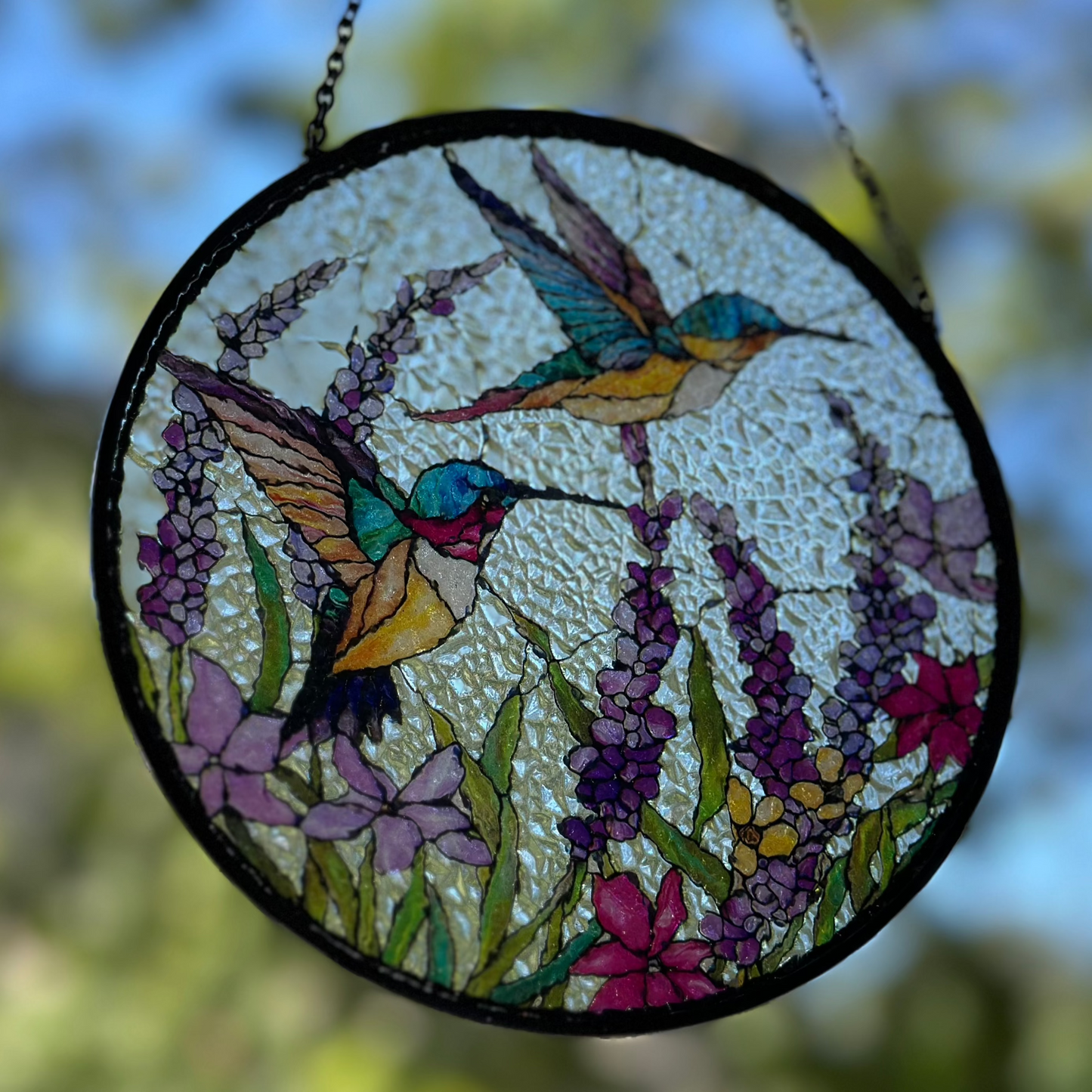 Summer Hummingbird Suncatcher