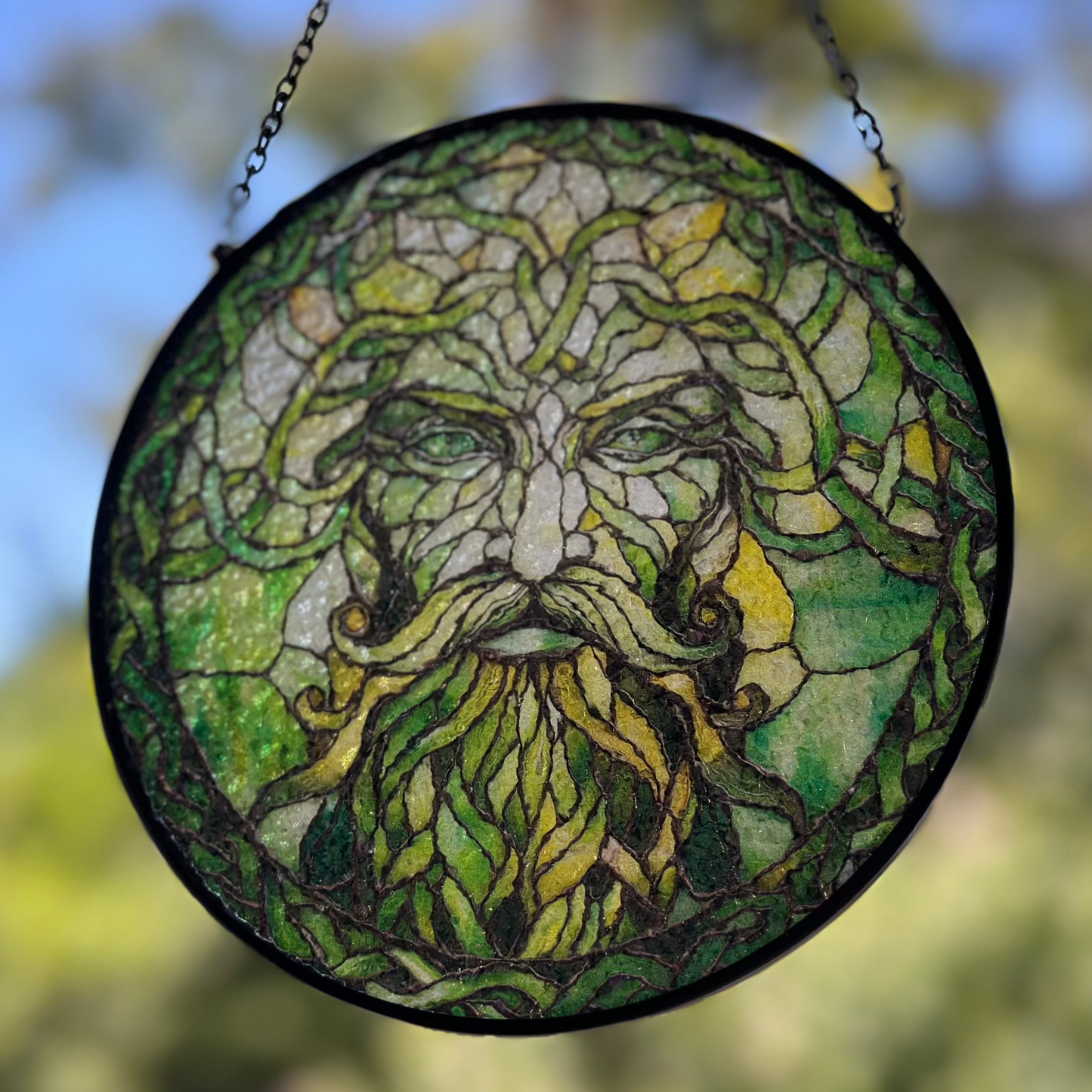 Green Man Suncatcher