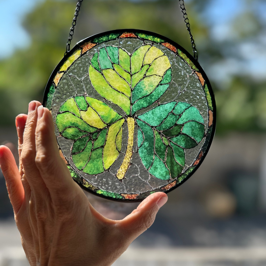 Irish Shamrock Suncatcher