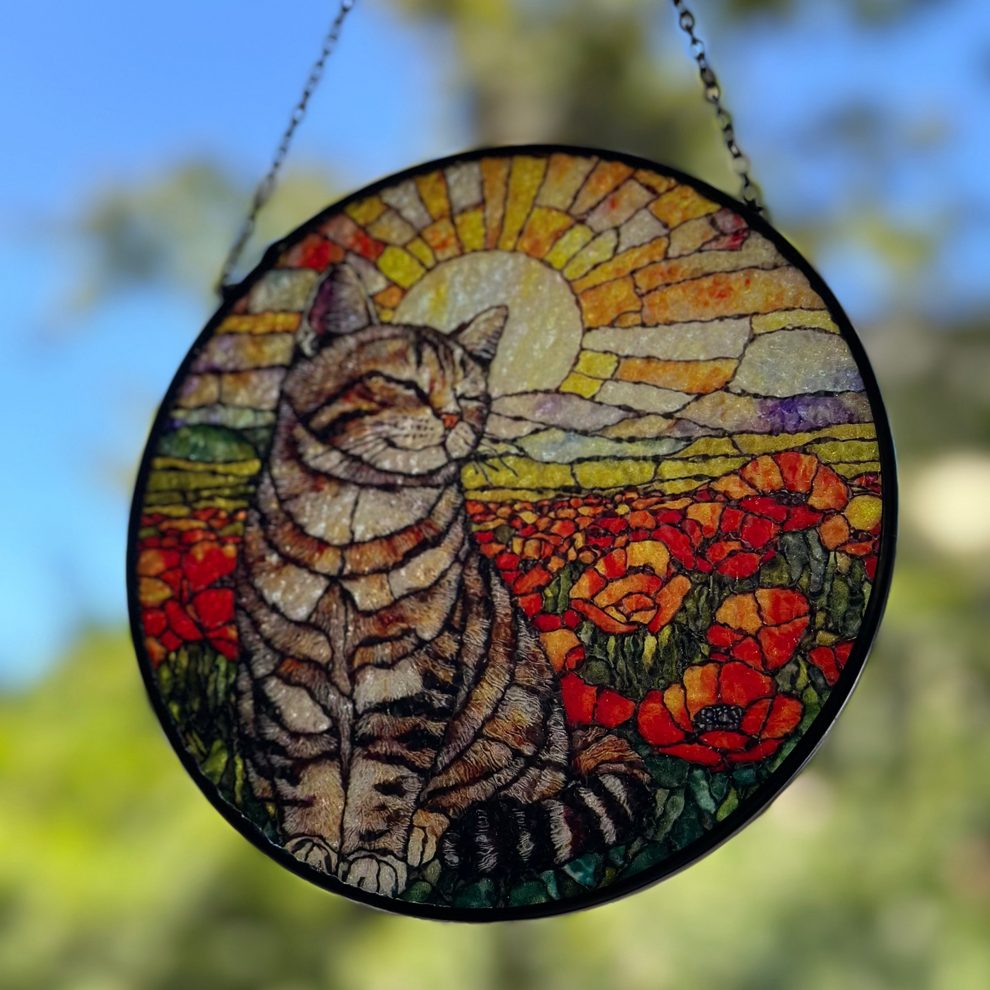 Poppy Cat Suncatcher