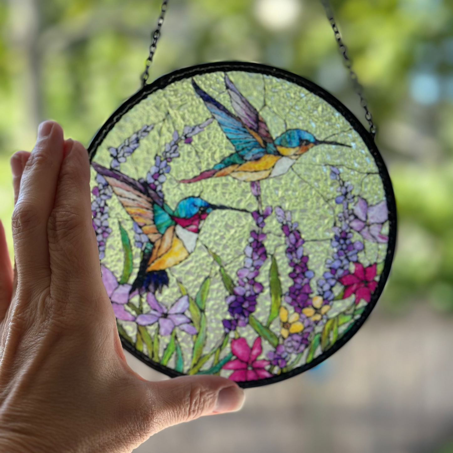 Summer Hummingbird Suncatcher