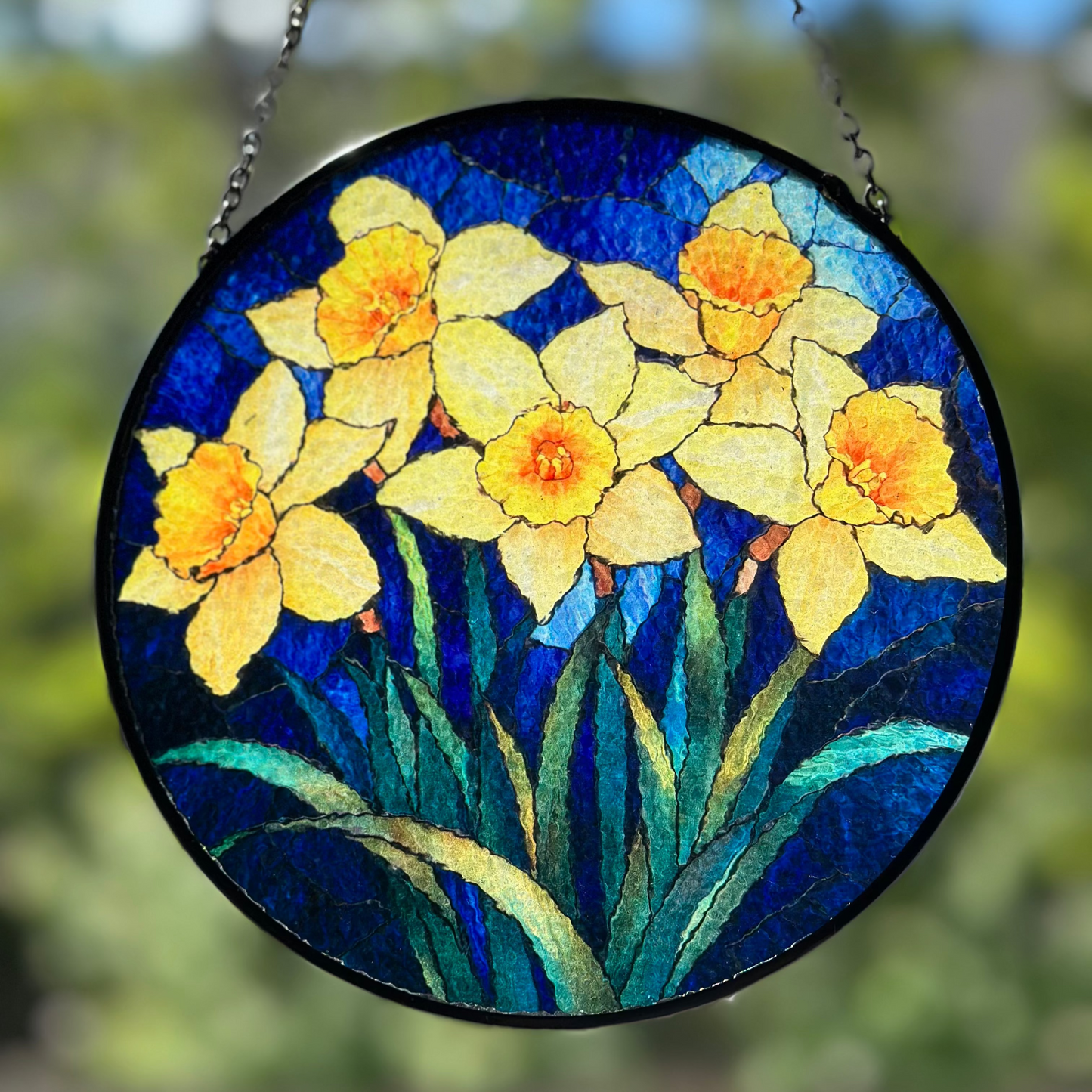 Spring Daffodil Suncatcher
