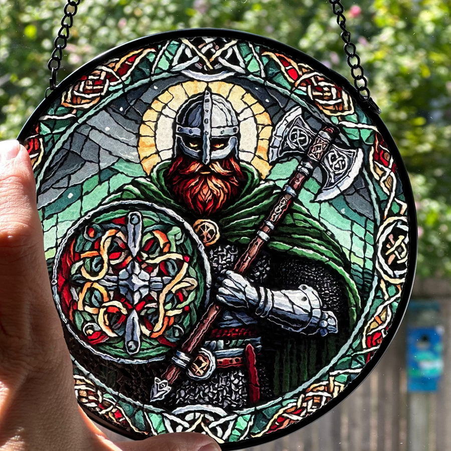 Viking Warrior Suncatcher