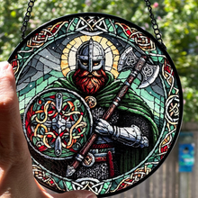 Load image into Gallery viewer, Viking Warrior Suncatcher
