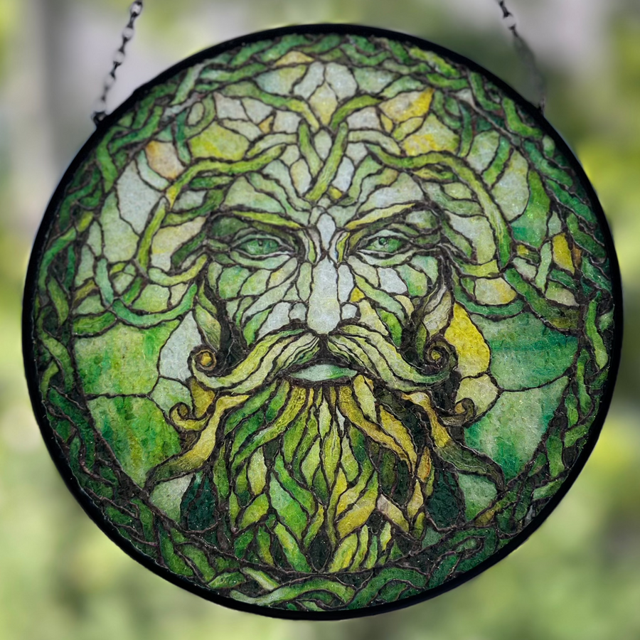 Green Man Suncatcher