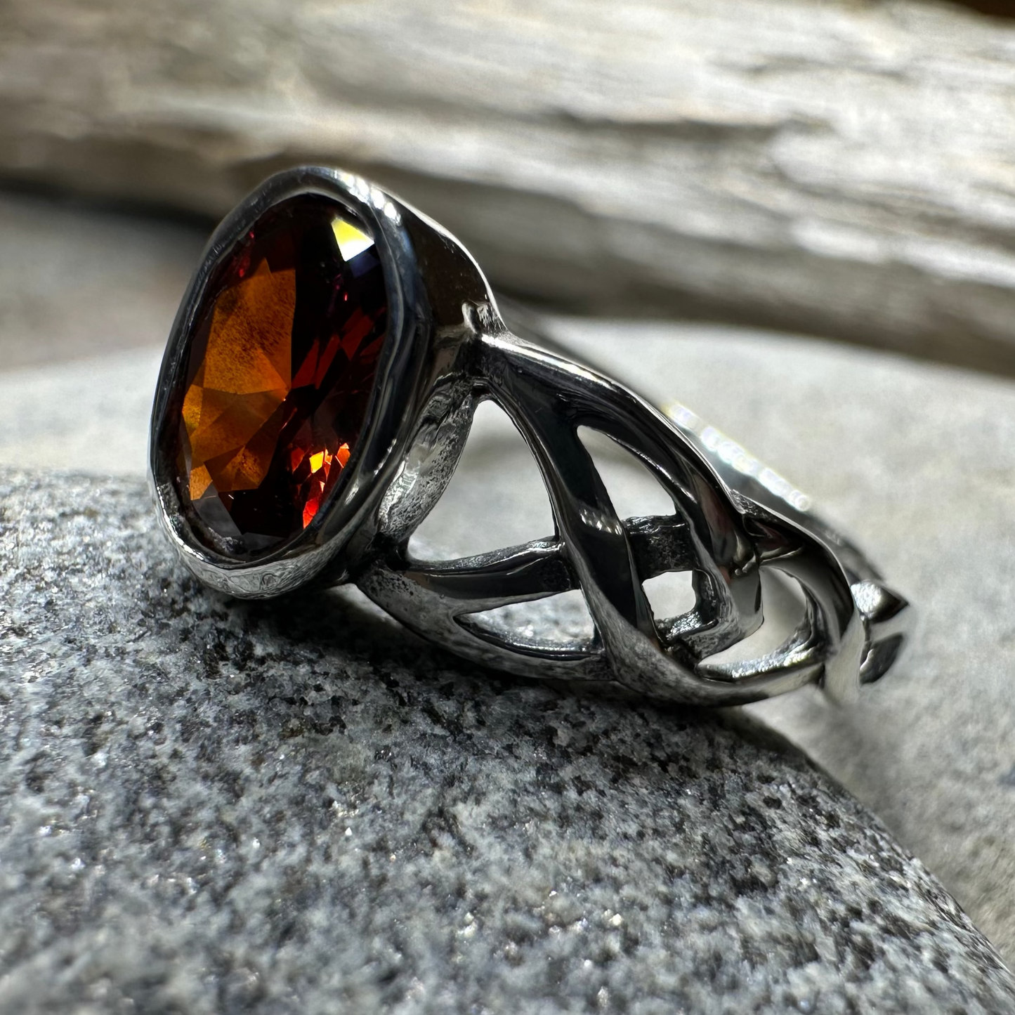 Andie Trinity Knot Ring — view 9