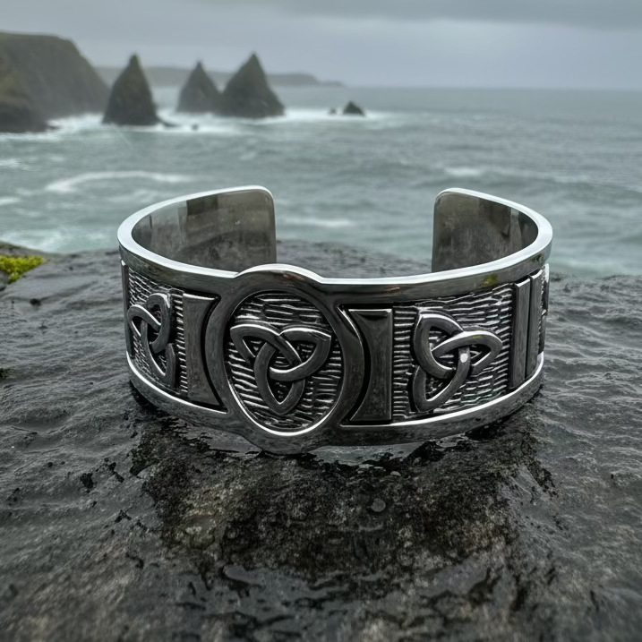 Trinity Knot Cuff Bracelet
