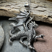 Load image into Gallery viewer, Wales Dragon Necklace
