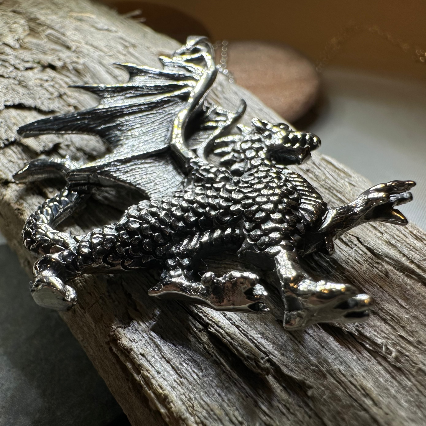 Wales Dragon Necklace — view 5