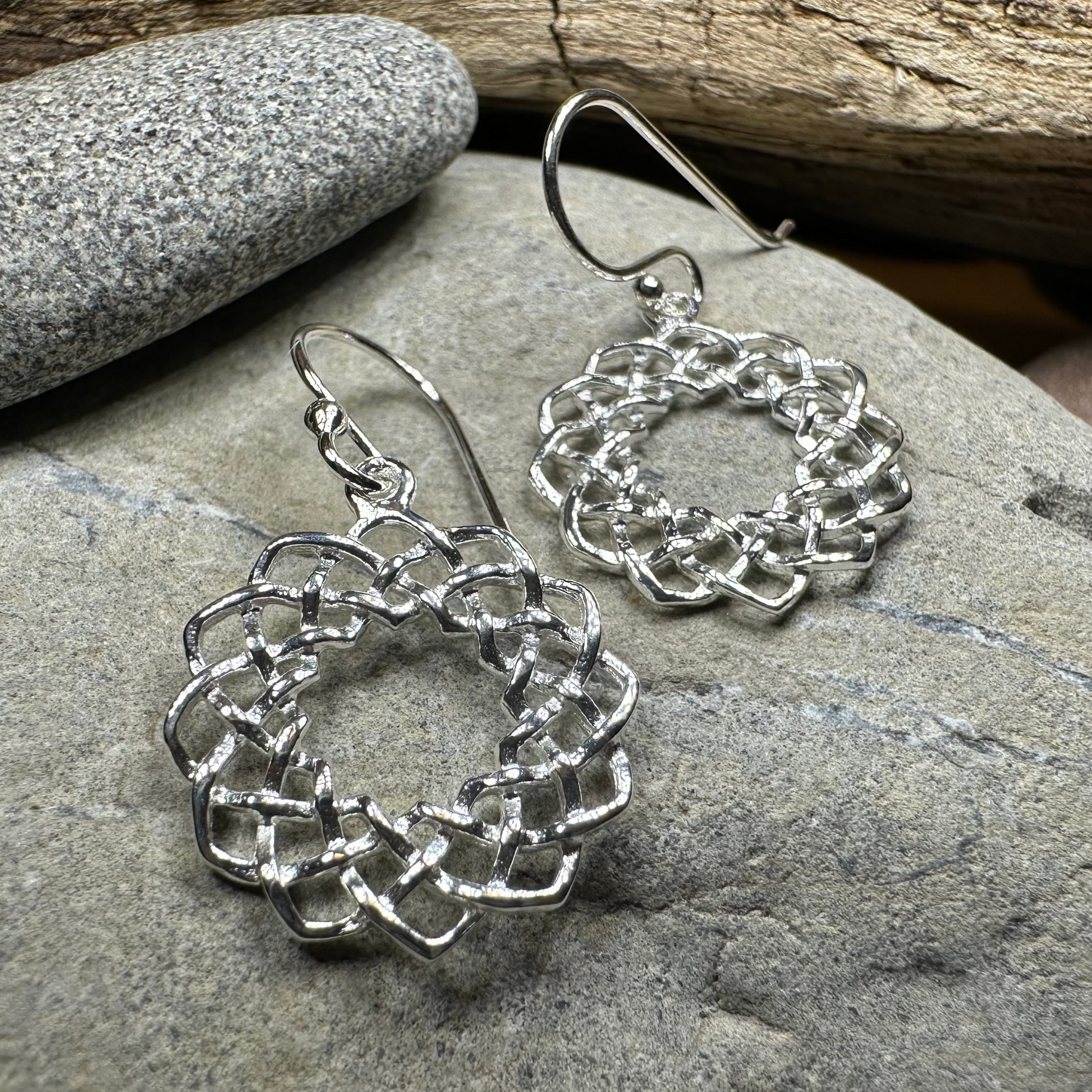 Celtic Eternity Knot Earrings — view 8