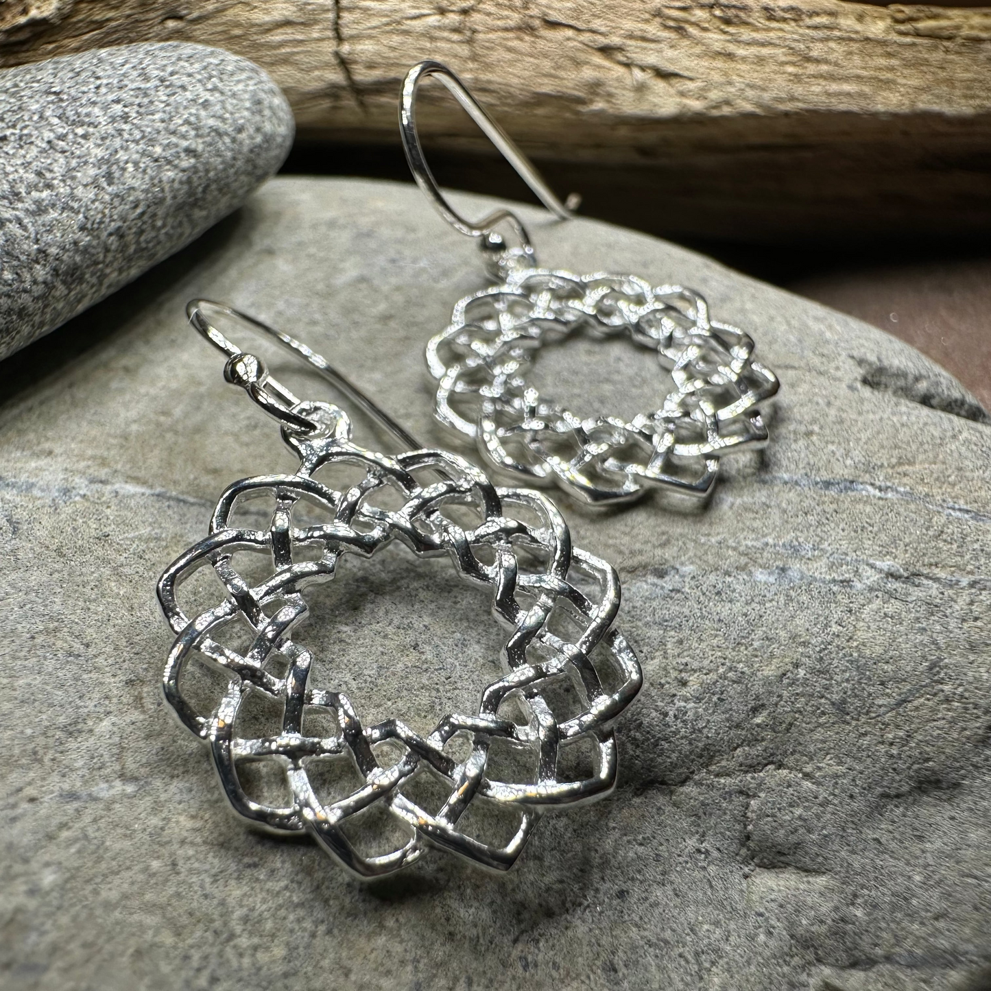 Celtic Eternity Knot Earrings — view 7