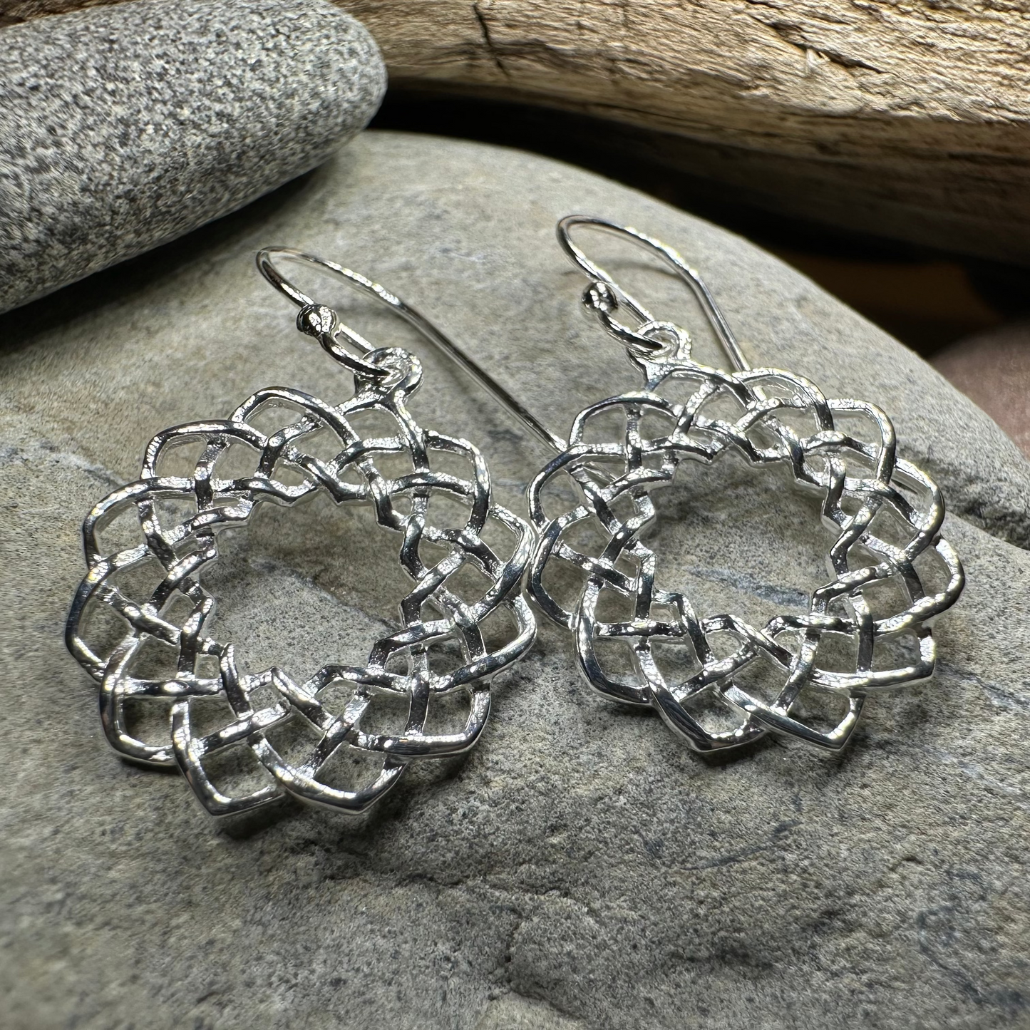 Celtic Eternity Knot Earrings — view 6