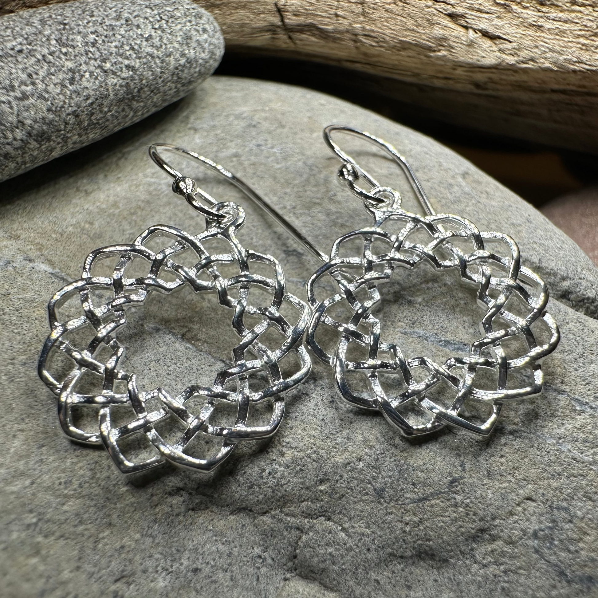 Celtic Eternity Knot Earrings — view 6