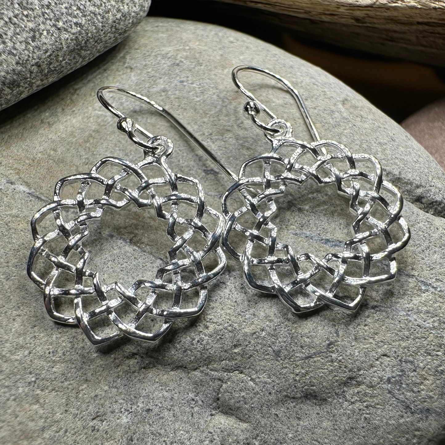 Celtic Eternity Knot Earrings — view 4