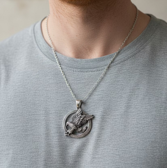 Celtic Eagle Necklace — view 3