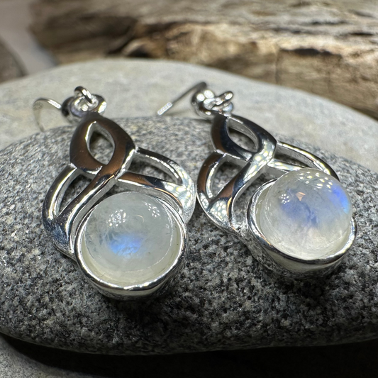 Edana Celtic Moonstone Earrings