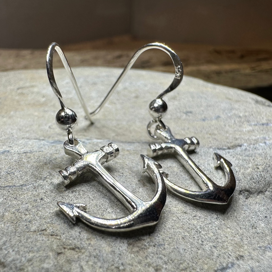 Smooth Sailing Anchor Earrings