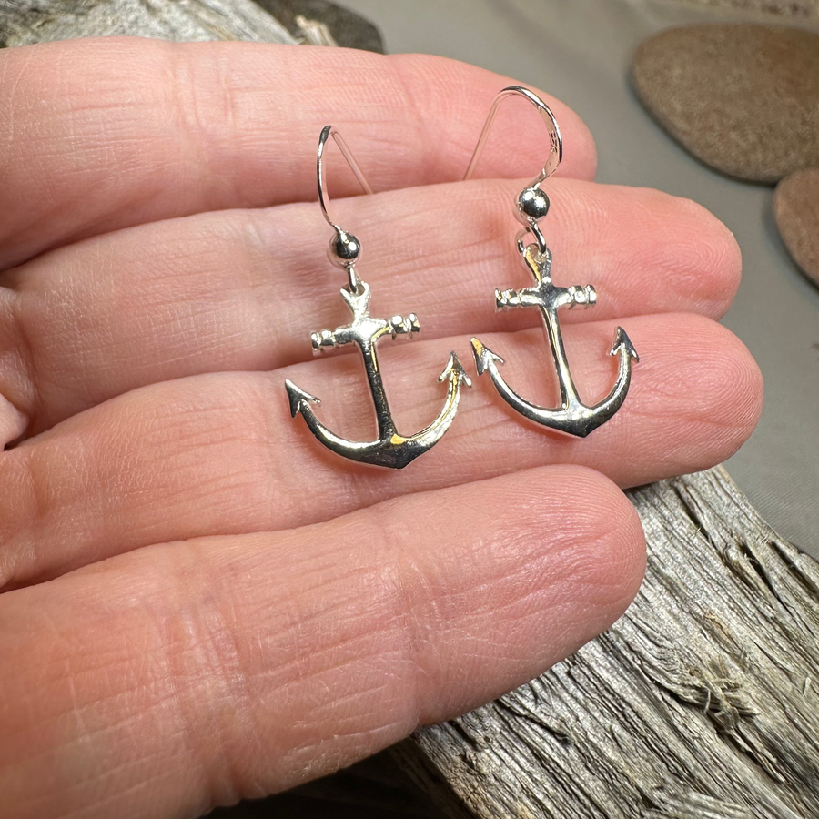 Smooth Sailing Anchor Earrings