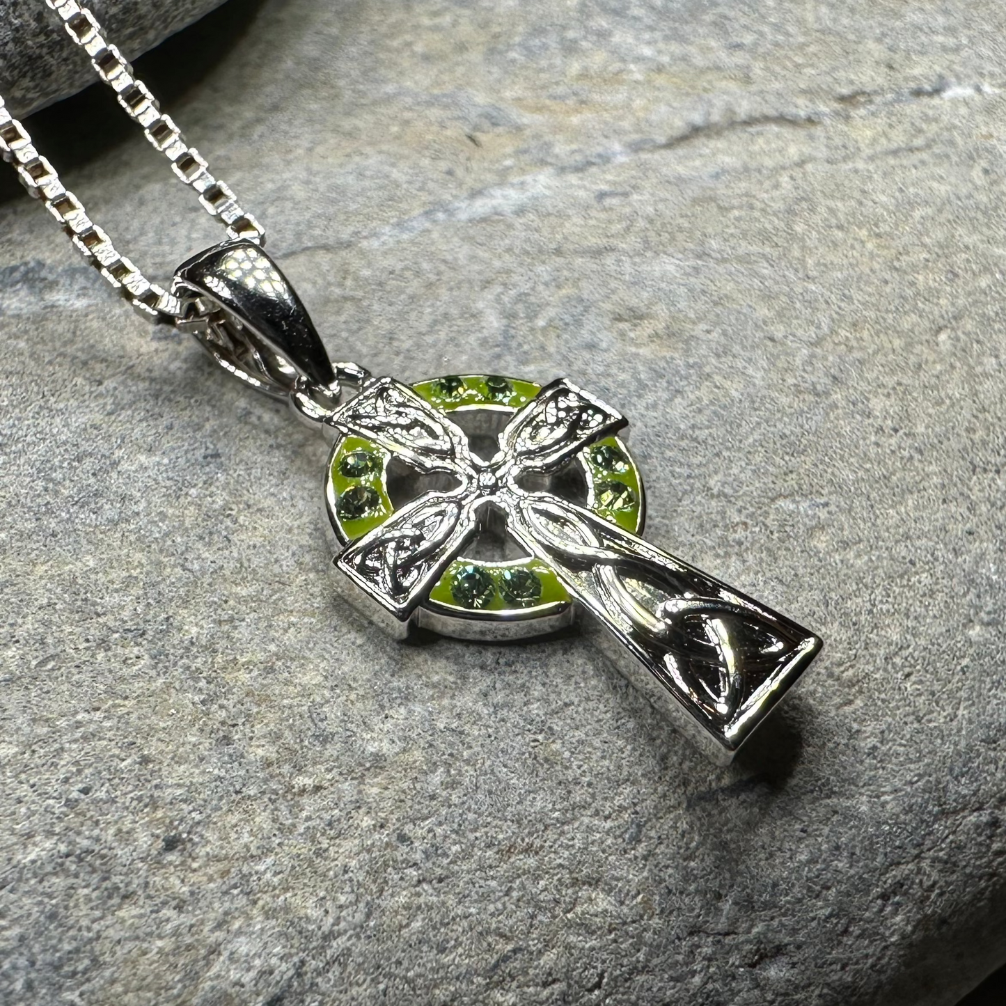 Jane Celtic Cross Necklace - Handmade in Ireland — view 4