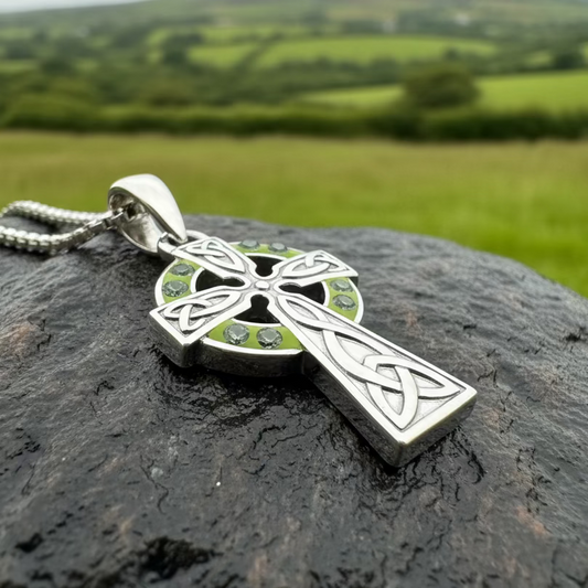 Jane Celtic Cross Necklace - Handmade in Ireland