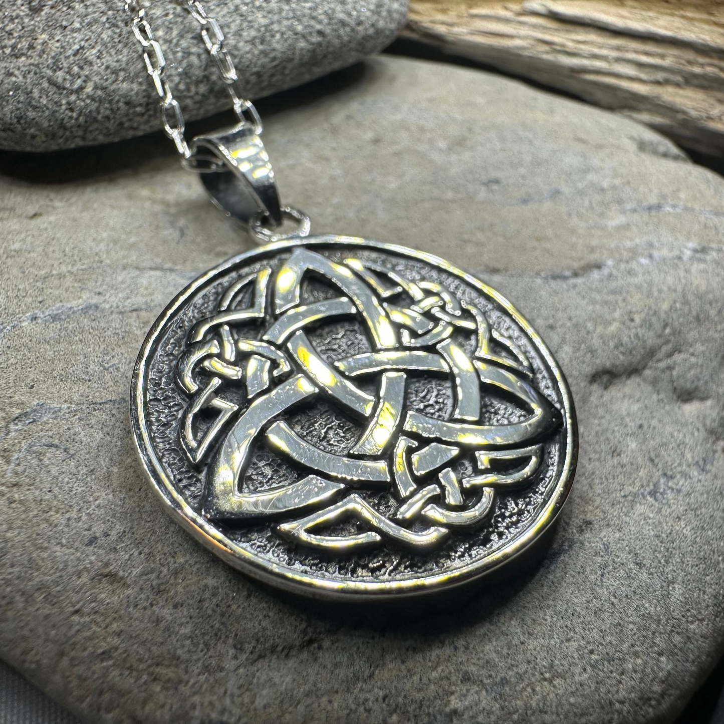 Stormfront Celtic Knot Necklace — view 3
