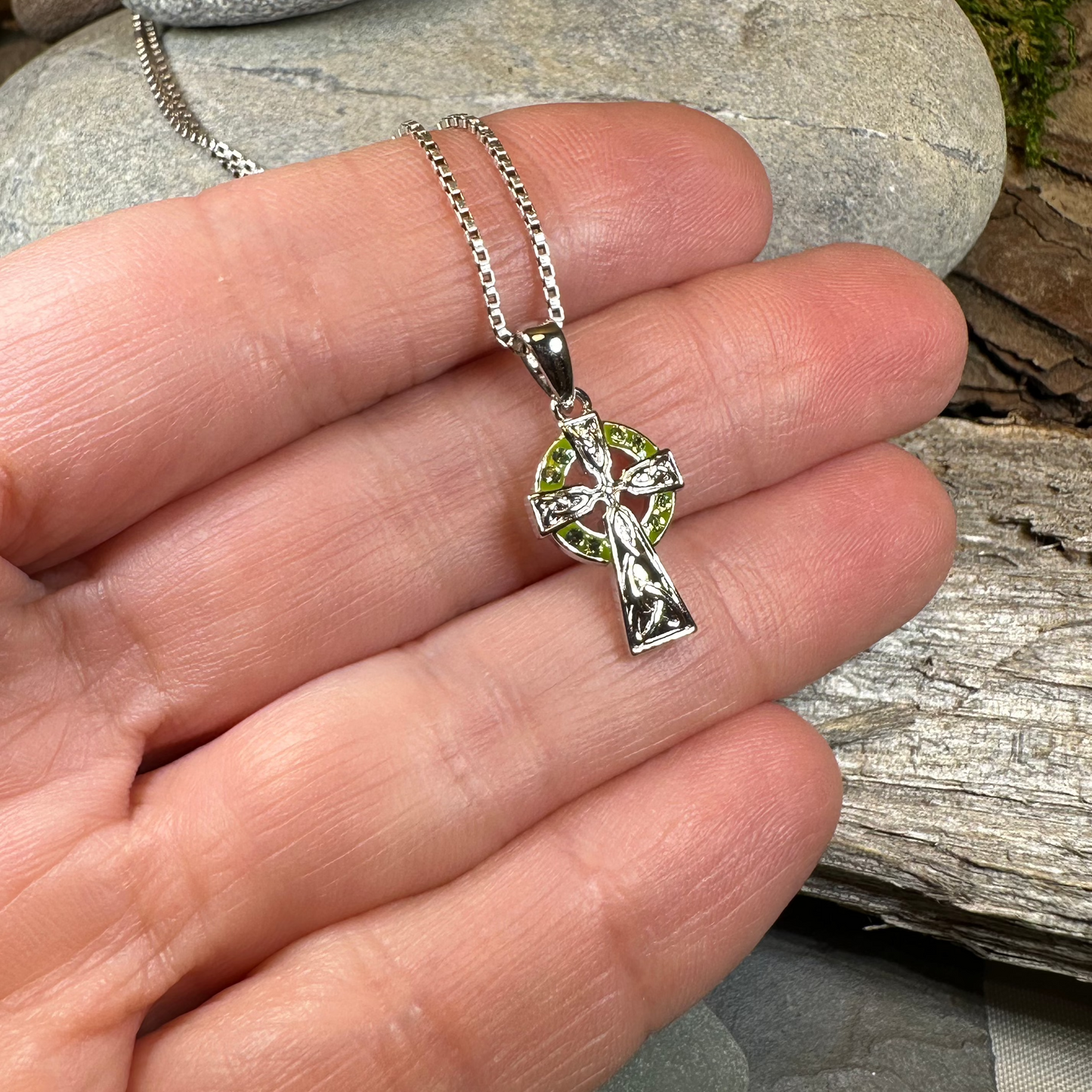 Jane Celtic Cross Necklace - Handmade in Ireland — view 3