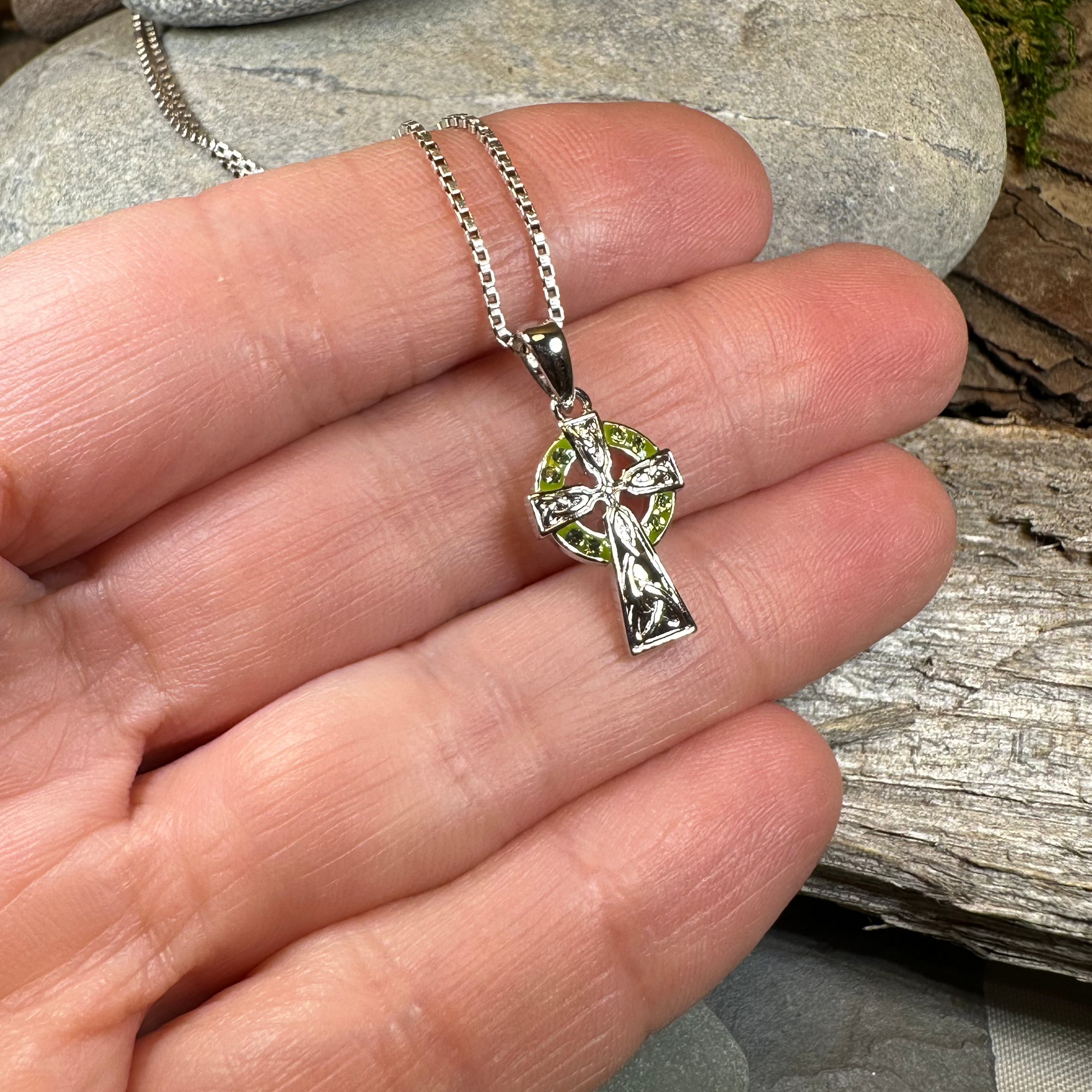 Jane Celtic Cross Necklace - Handmade in Ireland — view 3