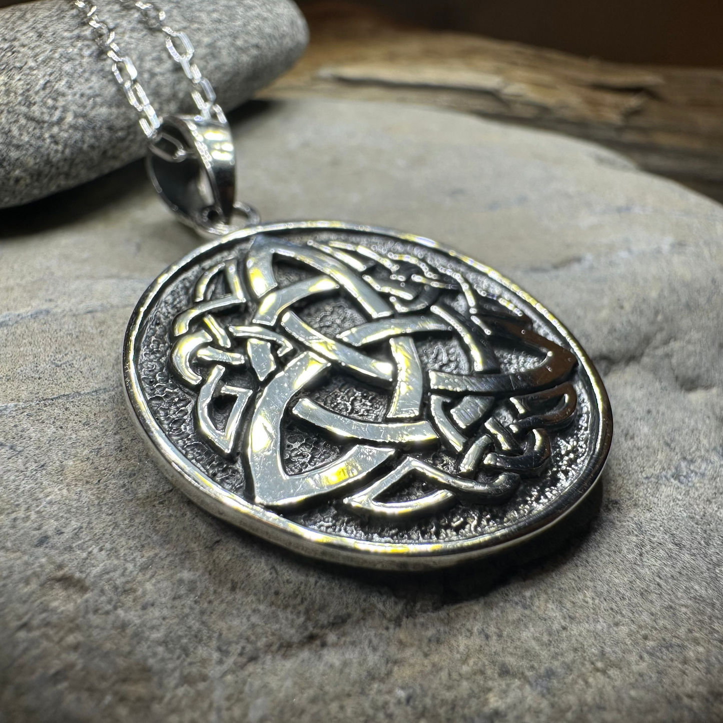 Stormfront Celtic Knot Necklace — view 8